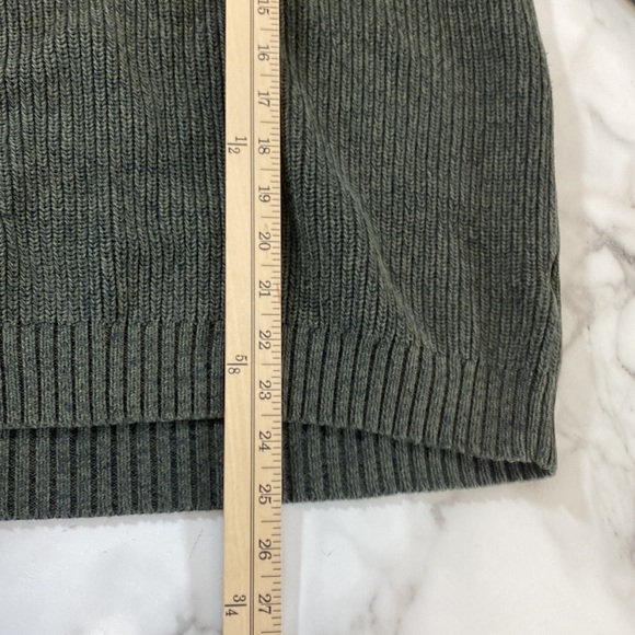 Eddie Bauer Sweater Mens Small Green‎ Knit Henley Outdoor Pullover Vintage - Picture 8 of 8